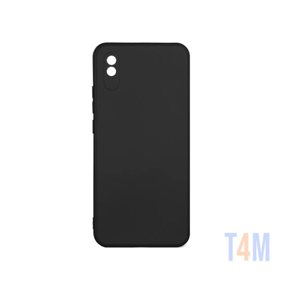 Silicone Case with Camera Shield for Xiaomi Redmi 9a Black